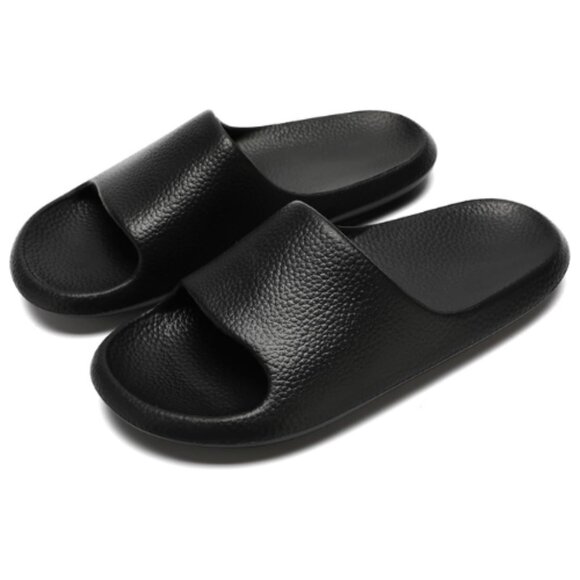 Slip on Unisex Slides Women  Men Quick Drying Shower Slippers, Waterproof 42-43 - Picture 1 of 5